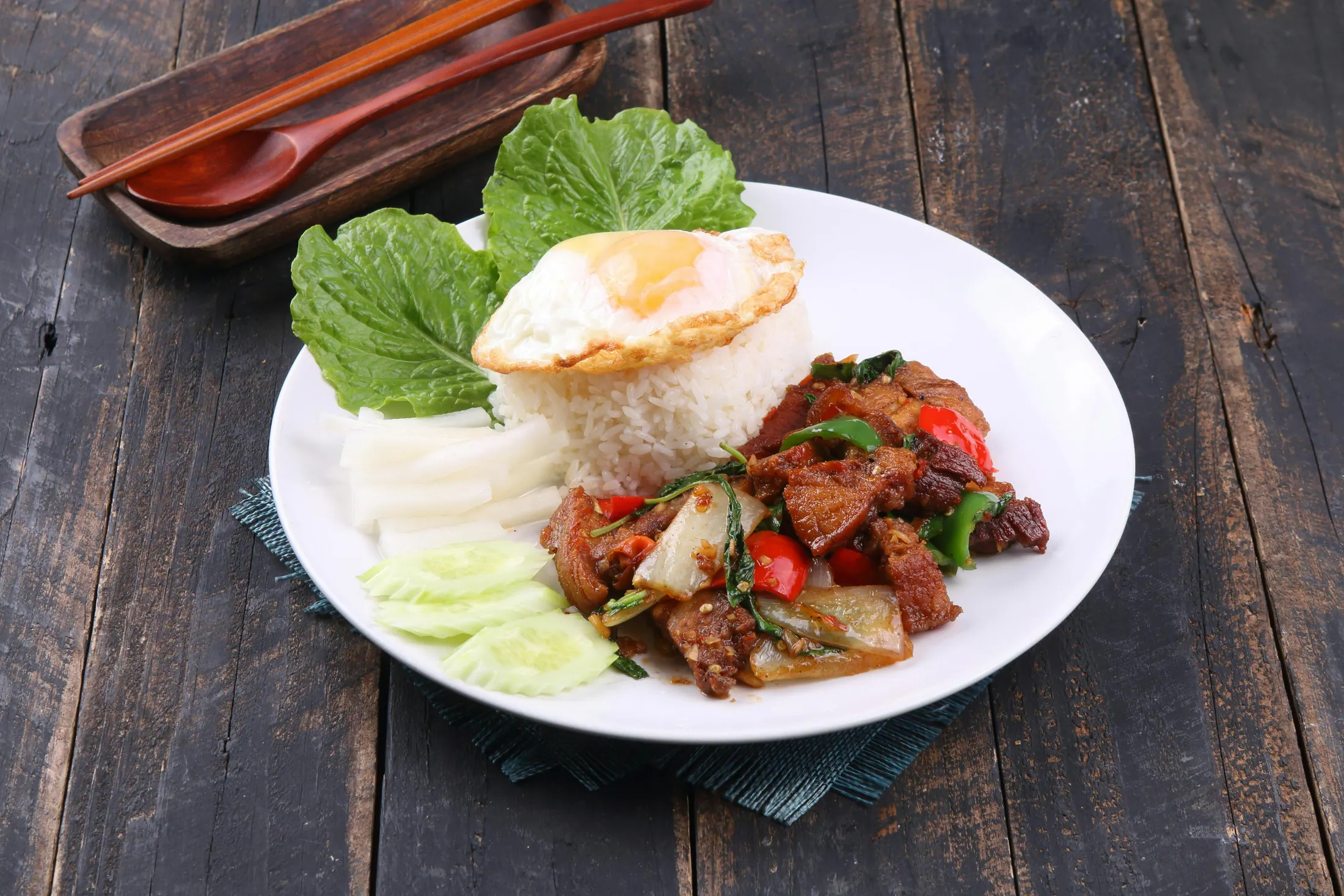 Colourful Thai meal available for pickup and delivery in Coomera